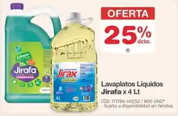 Makro Jirafa lavaplatos líquidos oferta