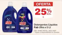 Makro Fab ultra detergentes líquidos oferta