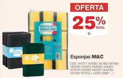 Makro M&C esponjas oferta