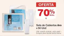 Makro Aro sets de cubiertos oferta