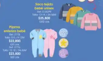 Saco tejido bebé unisex