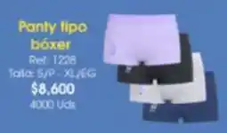 Almacenes Only Panty tipo bóxer oferta