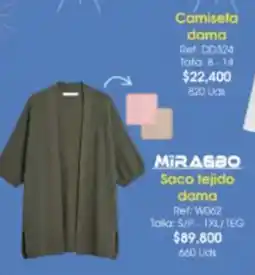 Almacenes Only Mirasebo saco tejido dama oferta