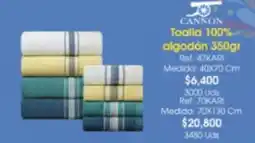 Almacenes Only Cannon toalla 100% algodón oferta