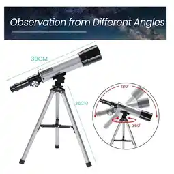 Falabella Telescopio Refractor con Tripode de Aluminio 50mm 360mm para Uso Escolar y Recreativo oferta