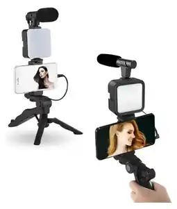 Falabella Kit De Vlogging Profesional 5 En 1 Rgb Audio Pro Y Luz Led oferta