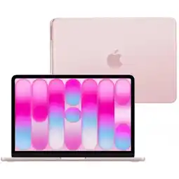Falabella Carcasa Protectora Cristal Rosa Rubor Premium Para MacBook Neo 2026 A3404 oferta