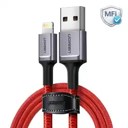 Falabella Cable de Datos y Carga de USB-A a LIGHTNING Iphone, Ipad 2.4A Rojo 1 Metro oferta