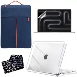 Falabella Carcasa + Teclado + Pantalla + Funda Premium Azul Oscuro Para Macbook Neo A3404 2026 oferta