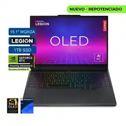 Falabella PORTATIL GAMER Legion 5, AMD Ryzen 7 260,SSD 1TB, DDR5 16GB,15. WQXGA OLED, 8GB RTX506 oferta