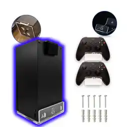Falabella Soporte De Pared Hanger Tech Para Xbox Series X Con 2 Soportes De Control Y Luz Led oferta