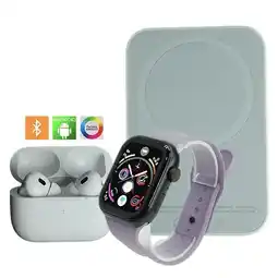 Falabella Combo Smartwatch H10 Audífonos Bluetooth Parlante Power Bank oferta
