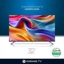 Falabella Televisor 32 Smart TV HD Google TV- MOT32NHLE05 oferta