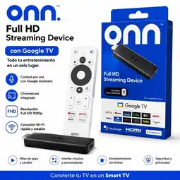 Falabella TV Onn Full HD Streaming Device HDMI Control por Voz Original oferta