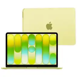 Falabella Carcasa Protectora Cristal Amarillo Cítrico Premium Para MacBook Neo 2026 A3404 oferta