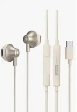 Falabella Audífonos Tipo C Semi In-Ear Beige oferta