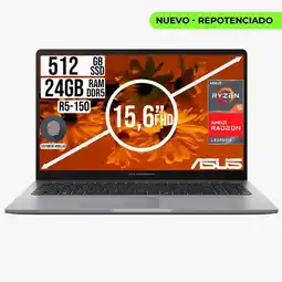 Falabella Portátil ExpertBook Amd Ryzen 5 150 Ram 24GB SSD 512GB Fhd 15.6 oferta