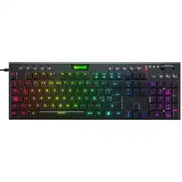 Falabella TECLADO GAMER HORUS FS K619 USB TIPO C CON LUCES RGB SWITCH ROJO EN ESPAÑOL NEGRO oferta