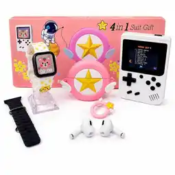 Falabella Combo Infantil KR-718 Mini 4 en 1 (Watch + SUP + TWS + Case) Rosado oferta