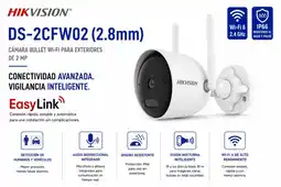 Falabella Cámara Wi-Fi 6 2MP EasyLink con Detección IA, Audio Bidireccional e IP66 Exterior para NVR oferta
