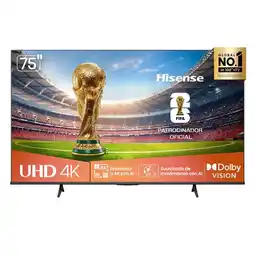 Falabella Televisor 75 Pulgadas UHD 4K Smart Tv 75A6NV oferta