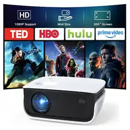 Falabella Mini proyector, proyector de película portátil 200 pulgadas oferta