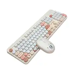 Falabella Combo Teclado Y Mouse Inalambrico 24ghz Weibo Wb216 Redondo oferta