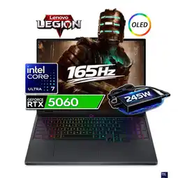 Falabella Portatil Gamer Legion 5 Intel core ultra 7 255HX 24/4 TB RTX 5060 8 GB Negro 15,1 Oled 165 Hz oferta