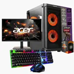 Falabella PC GAMER RYZEN 7 5700G /SSD 512GB/ RAM 16GB 3200MHZ/ BOARD A520/ MONITOR FHD 22 oferta