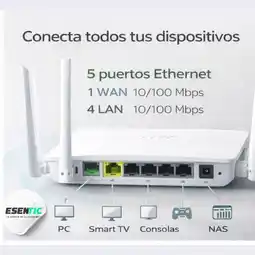 Falabella Router WiFi 4 Antenas 300 Mbps Alta Cobertura oferta