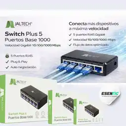 Falabella Switch Ethernet 5 Puertos Gigabit 10/100/1000 Mbps oferta