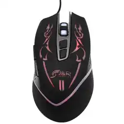 Falabella Mouse Gamer J&R JX-7 V2 MGJR-042 USB LED 7 Botones 2400 DPI Negro oferta