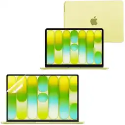 Falabella Carcasa Matte Amarillo Cítrico + Protector Pantalla Para Macbook Neo A3404 2026 oferta