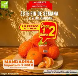 Tiendas D1 La huerta - mandarina importada oferta