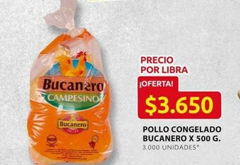 Ara Pollo bucanero oferta