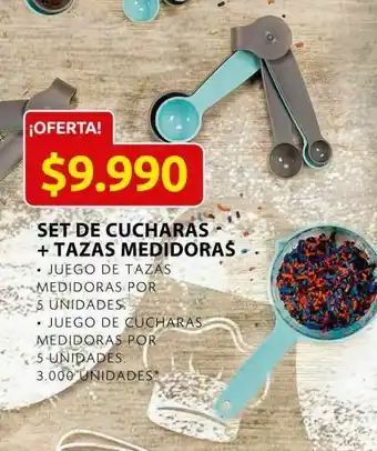 Set de cuchars + tazas medidoras