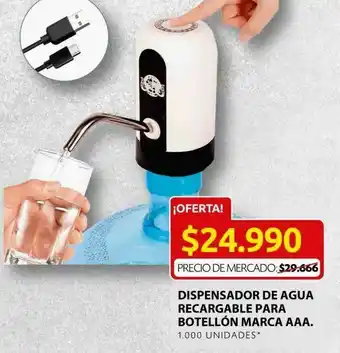 Ara Dispensador de agua oferta