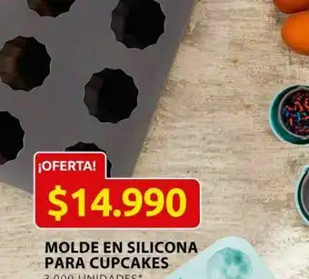 Ara Molde de silicona para cup cakes oferta