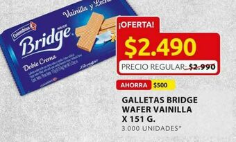 Ara Galletas bridge oferta