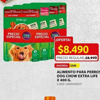 Ara Comida para perros dog chow oferta