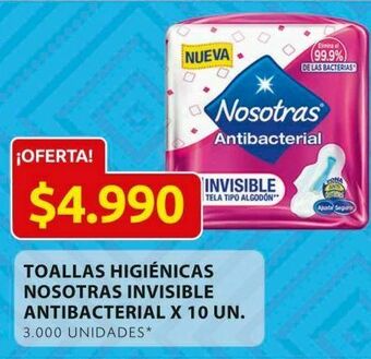 Ara Toallas higiénicas nosotras oferta