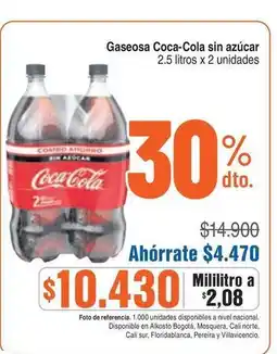 Alkosto Coca cola - gaseosa sin az uevo oferta
