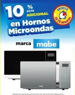 Alkomprar Mabe hornos minutos microondas oferta