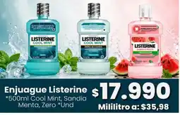 MercaTodo Listerine enjuague oferta