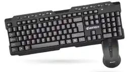 Falabella Teclado Y Mouse Jertech Inalámbrico Ultra Silencioso Ergonómico Y Multimedia Negro Negro oferta