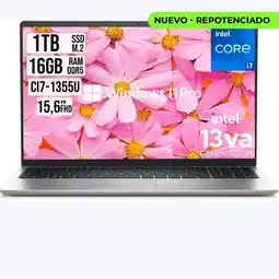 Falabella Portatil Pro 15 Intel Core i7-1355U SSD 1TB Ram 16gb Led 15.6 FHD W11 Pro oferta