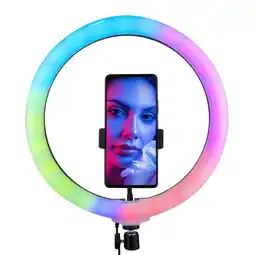 Falabella ARO DE LUZ 33 CMS RGB + TRIPODE 2.1MTRS oferta