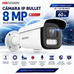 Falabella Cámara IP 8 MP AcuSense con Lente Motorizado, PoE y Alcance de 60 m IR/Luz Blanca oferta