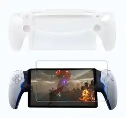 Falabella Funda Protectora En Silicona + Vidrio Compatible Con Ps Portal Blanco oferta