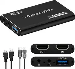 Falabella Capturadora De Video Streaming Hdmi 4k 1080p Cmpatible con X box Ps 4 oferta